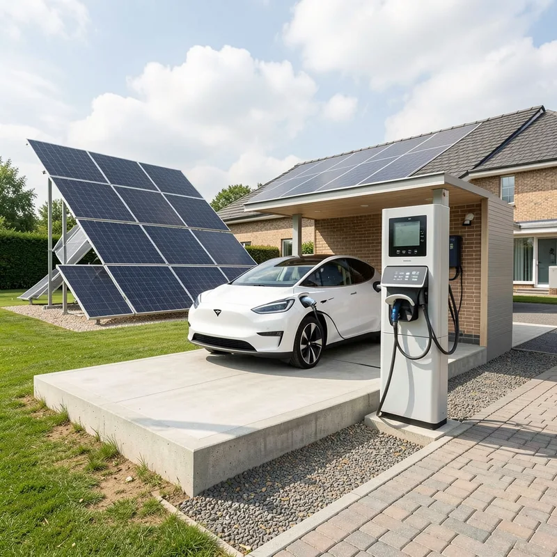 Borne de recharge IRVE pour voiture électrique